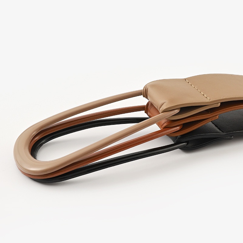 Thắt Lưng Da PU Bản To Không Đục Lỗ Phong Cách Vintage Thanh Lịch Cho Nữ