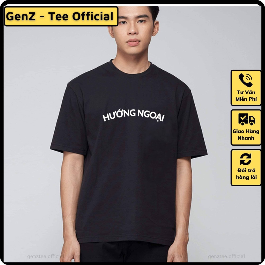 Áo thun Hướng Ngoại, phong cách trẻ trung năng động phong cách trẻ trung năng động form rộng nam nữ đủ size