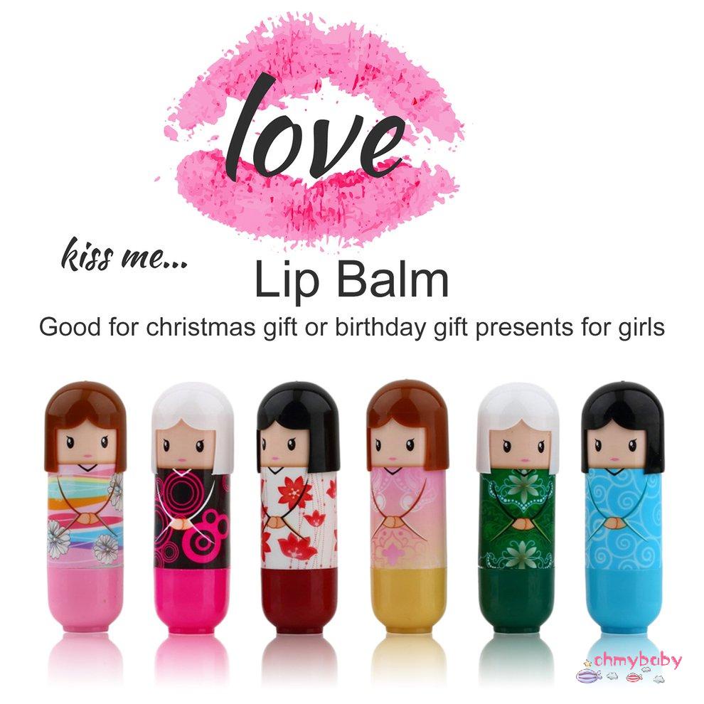 Son Môi Kimono Dolle Hoa Văn Xinh Xắn Tặng Bé Gái Nữ Cô Nhiều Màu Sắc Sáng Tạo Quà [O/10]