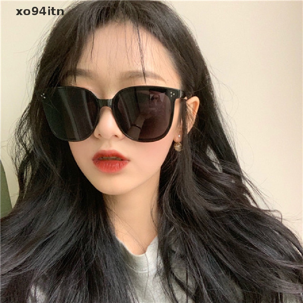 Gm Kính Mát Vuông Chống Tia UV Phong Cách Retro Dành Cho Nữ