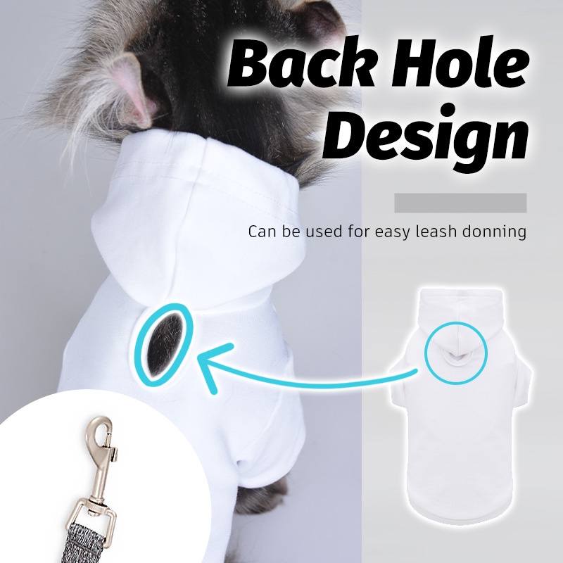 HamshMoc Áo Hoodie Mềm Mại Thoáng Khí In Họa Tiết Hamsa Cho Thú Cưng