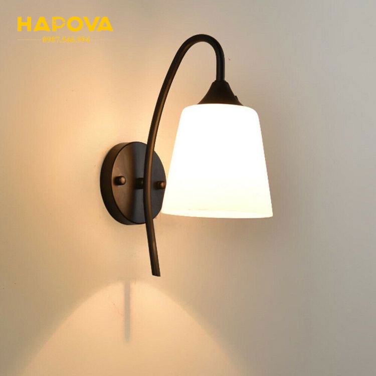 Đèn ngủ treo tường, đèn led gắn tường HAPOVA ETIPER 0840 + Tặng kèm bóng led AS Vàng