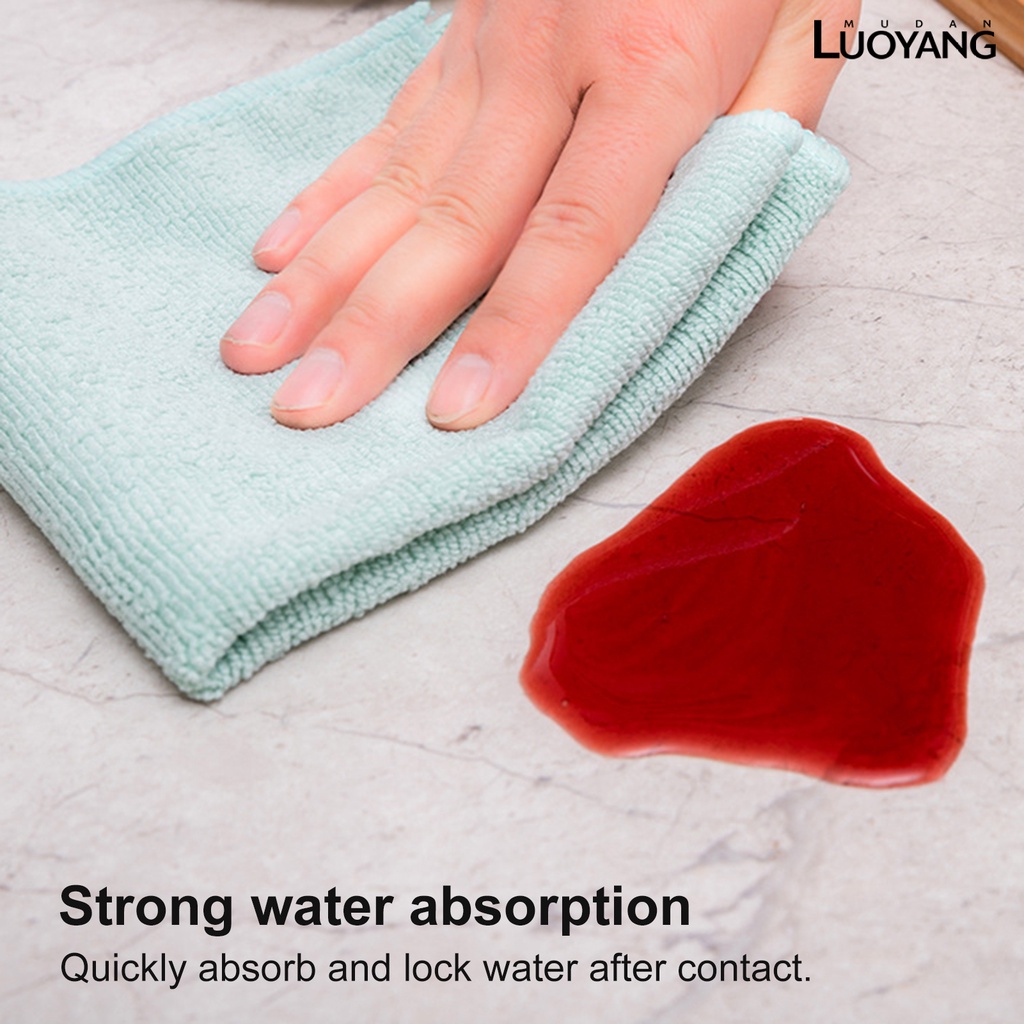 Khăn Lau Bằng Polyester Mềm Mại Siêu Thấm Hút Đa Ứng Dụng Cho Nhà Bếp