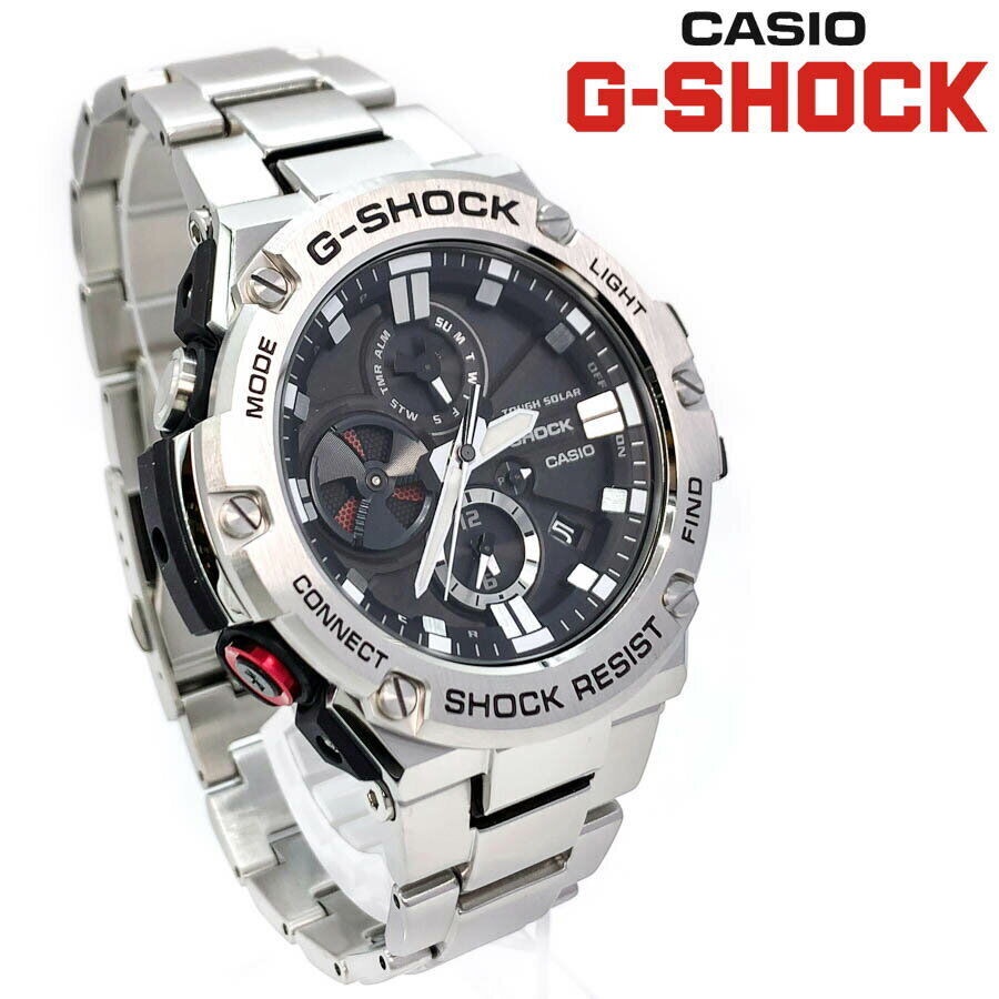 Đồng Hồ Casio Nam Dây Thép Không Ghỉ GSHOCK GST-B100D-1ADR Chính Hãng