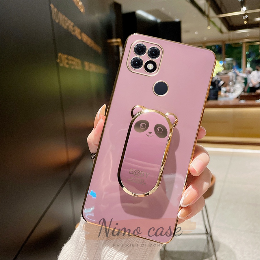 Ốp điện thoại OPPO A15 -ỐP LƯNG CHỐNG SỐC CÓ GIÁ ĐỠ HÌNH GẤU DỄ THƯƠNG, DỰNG MÁY TIỆN LỢI KHI XEM PHIM, CHỤP ẢNH