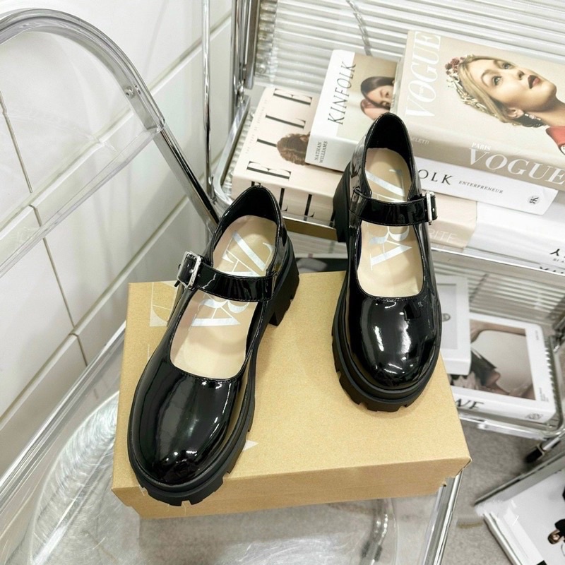 Giày ZR Mary Jane Đen Xuất Dư Fullbox
