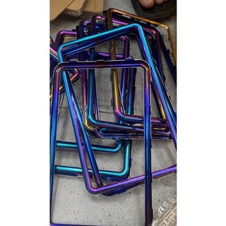 Khung viền biển số xe máy màu titan