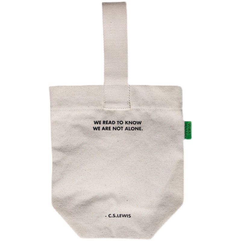 Túi Vải Canvas mini Đựng Ly Nước Uống Thân Thiện Với Môi Trường Mang Đi Tiện Lợi