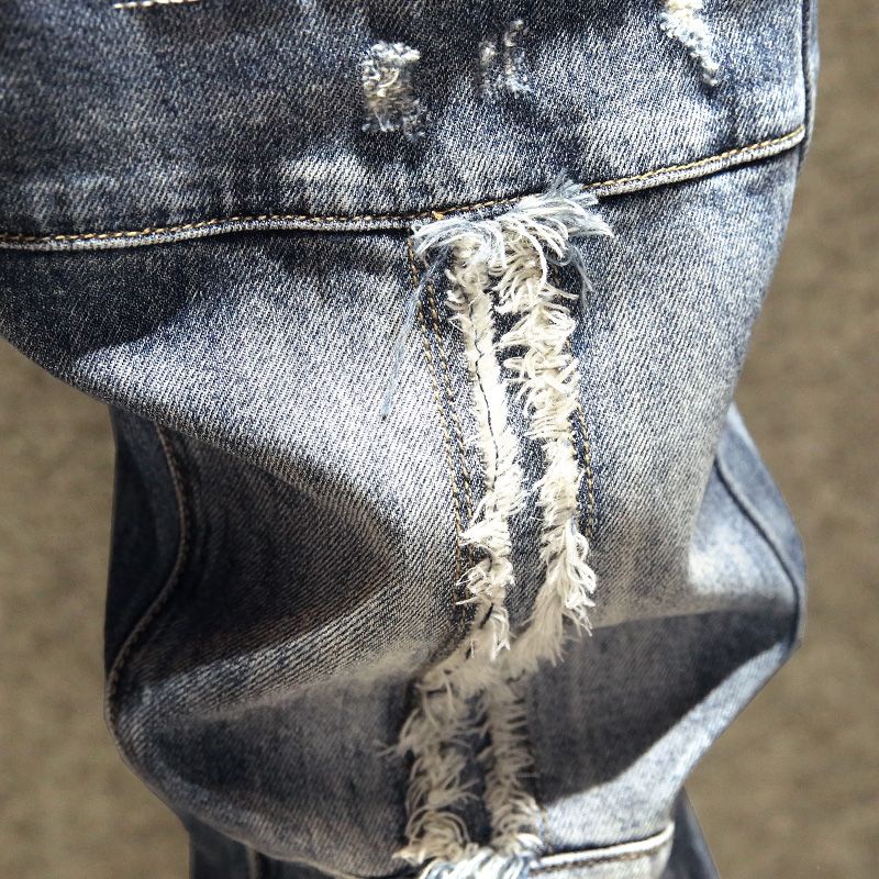 Quần Jean Dài Dáng Bút Chì Co Giãn Tốt Thời Trang Cho Bé Gái