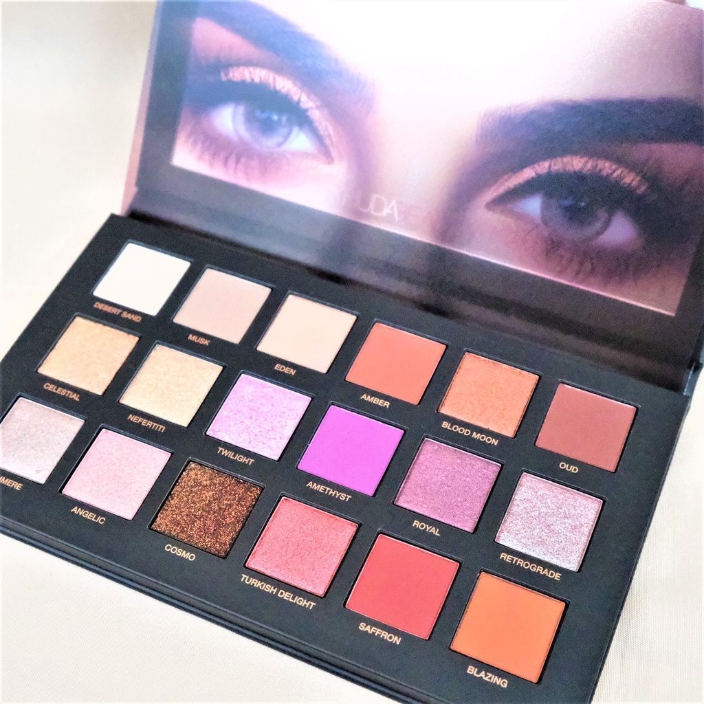 Bảng Phấn Mắt 18 Ô HUDA BEAUTY Desert Dusk Palette - chính hãng