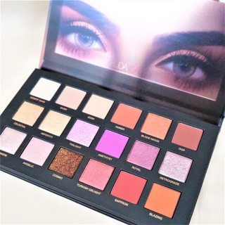 Bảng phấn mắt 18 ô huda beauty desert dusk palette - chính hãng