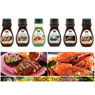 Sốt ướp/chấm BBQ ướp thịt nướng, bít tết tiêu trứng muối, xốt me chua ngọt DH Food 200gr