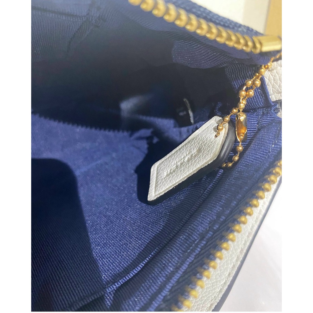 Túi COACH thuyền 19cm x5cmx12cm full box màu jeans