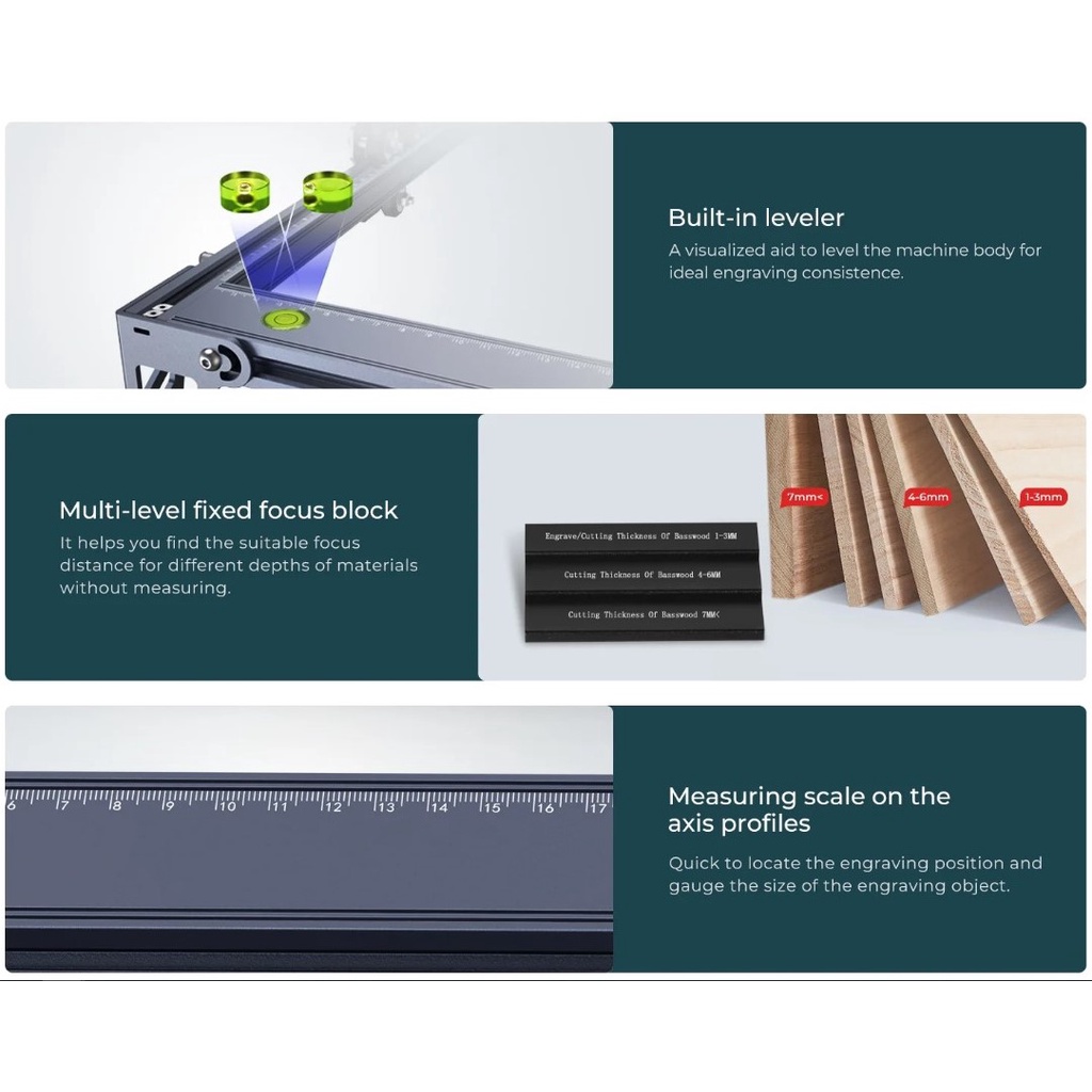 Máy cắt khắc laser CR-Laser Falcon 10W size 40*41cm