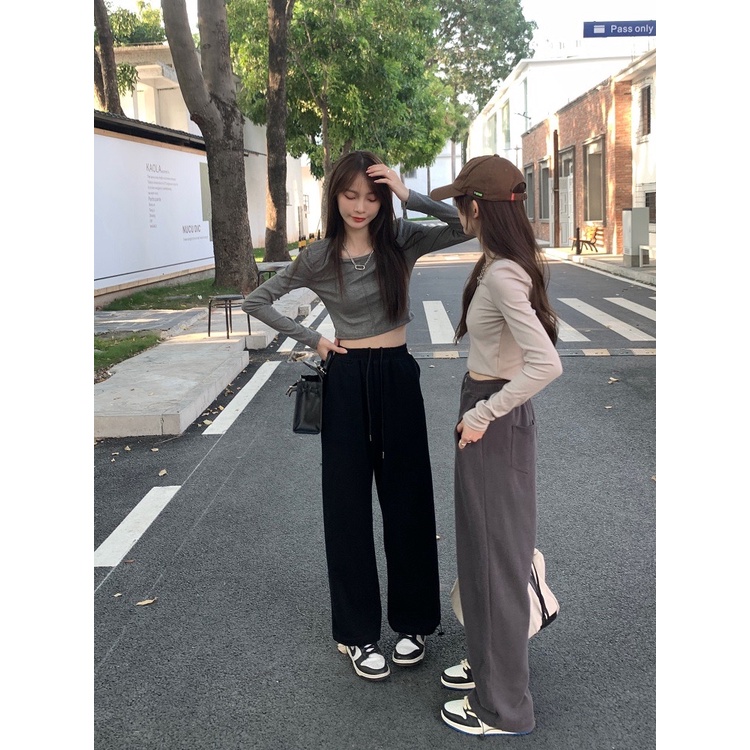 Quần Dài Nữ Màu Trơn Phong Cách Mới