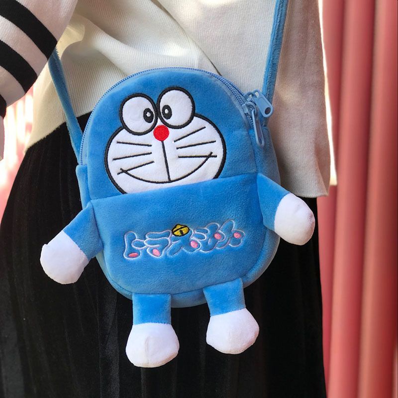 Túi Đeo Chéo Hình Doraemon Phong Cách Phương Tây Thời Trang 2023