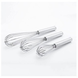 Phới lồng đánh trứng bằng inox loại đẹp / Phới lồng Cán đỏ