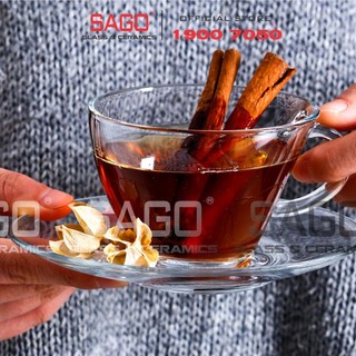 Bộ Tách Cafe Pasabahce Penguen Caffe Latte 215ml | Thủy Tinh cao cấp , Nhập Khẩu Thổ Nhĩ kỳ