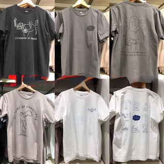  Áo Thun Uniqlo Louvre Museum x Tay Ngắn In Hình Mona Lisa Thời Trang Mùa Hè Cho Cặp Đôi 