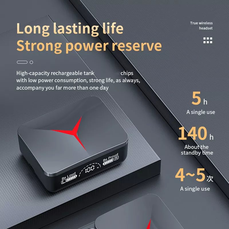 ❤️❤️Tai Nghe Gaming Không Dây Bluetooth M90 Pro, Nắp Trượt, Pin 4h, Âm Thanh To Rõ, Kiêm Sạc Dự Phòng, Độ Trễ Thấp❤️❤️❤️