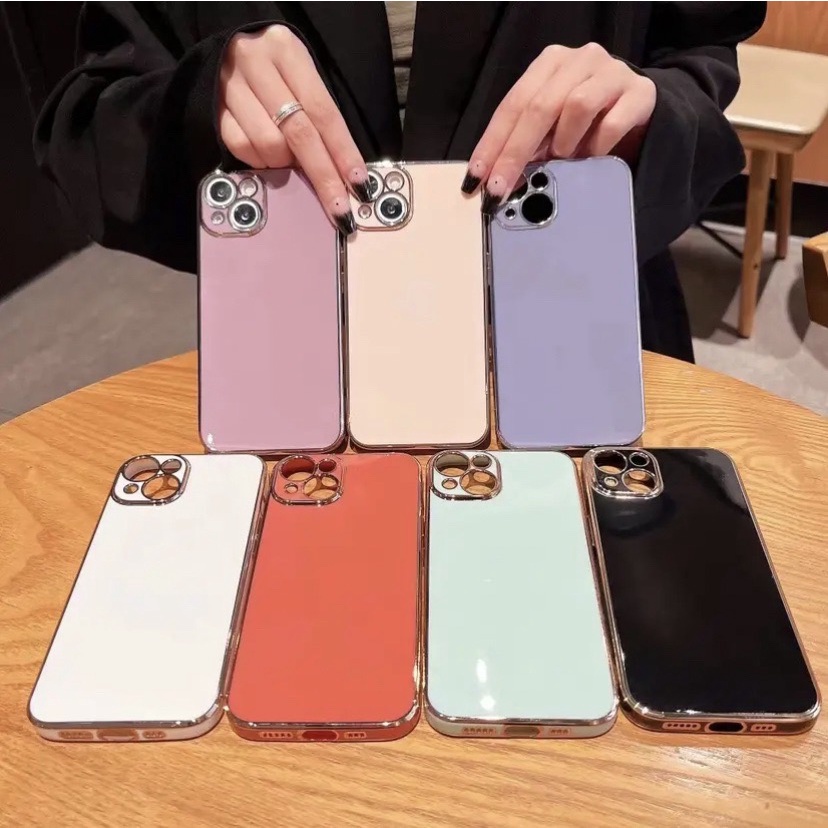 Ốp lưng Tpu có viền vàng IP16 IP16pro IP16plus IP16promax