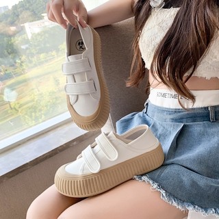 Giầy độn đế 2 quai dán mã 02