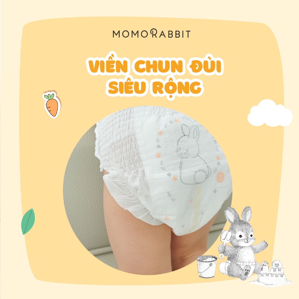 Bỉm mông to Comfort Fit Momo Rabbit Hàn Quốc - size XL - 12-17kg - 22 miếng