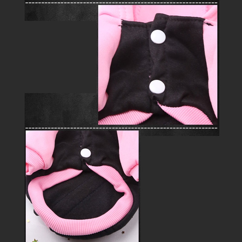 Áo Khoác Có Nón Dày Dặn Ấm Áp Thoáng Khí In Họa Tiết Sâu Bướm / Hổ Hoạt Hình Dễ Thương Dành Cho