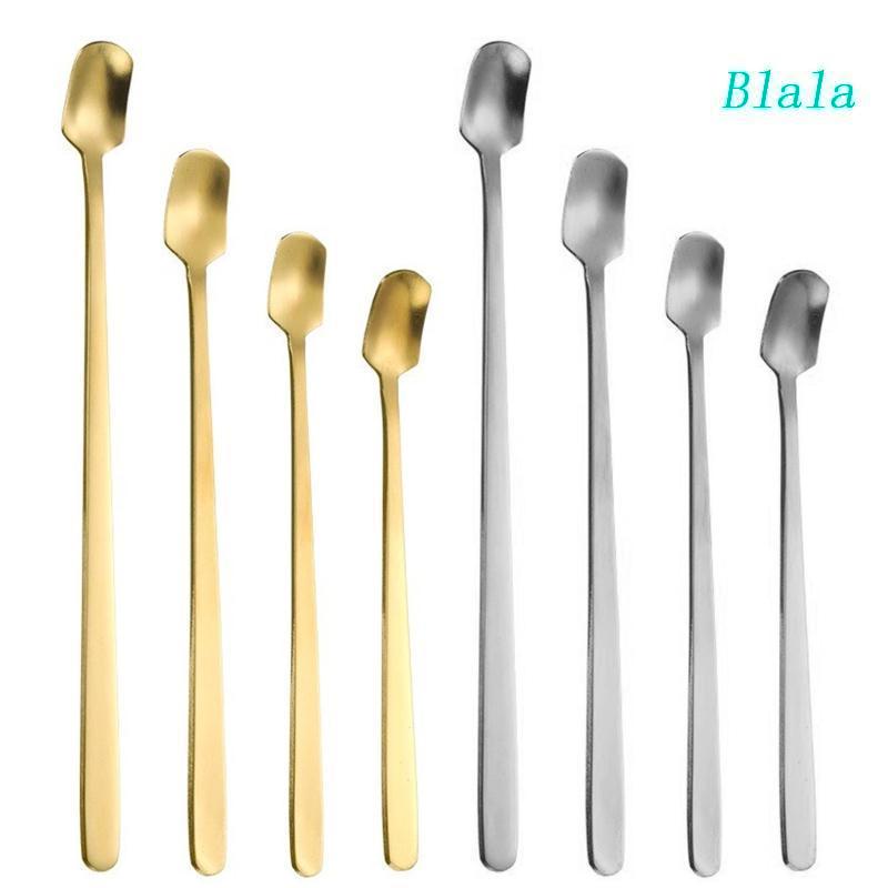 Muỗng Khuấy Cà Phê Bằng Thép Không Gỉ Đầu Vuông