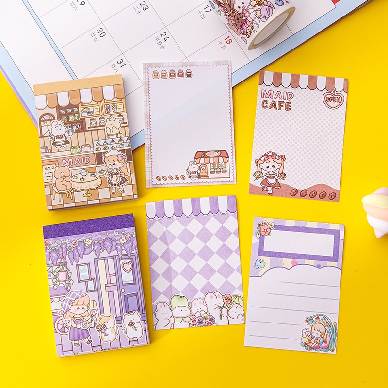 Sổ Tay Mini Họa Tiết Hoạt Hình Dễ Thương Dành Cho Học Sinh