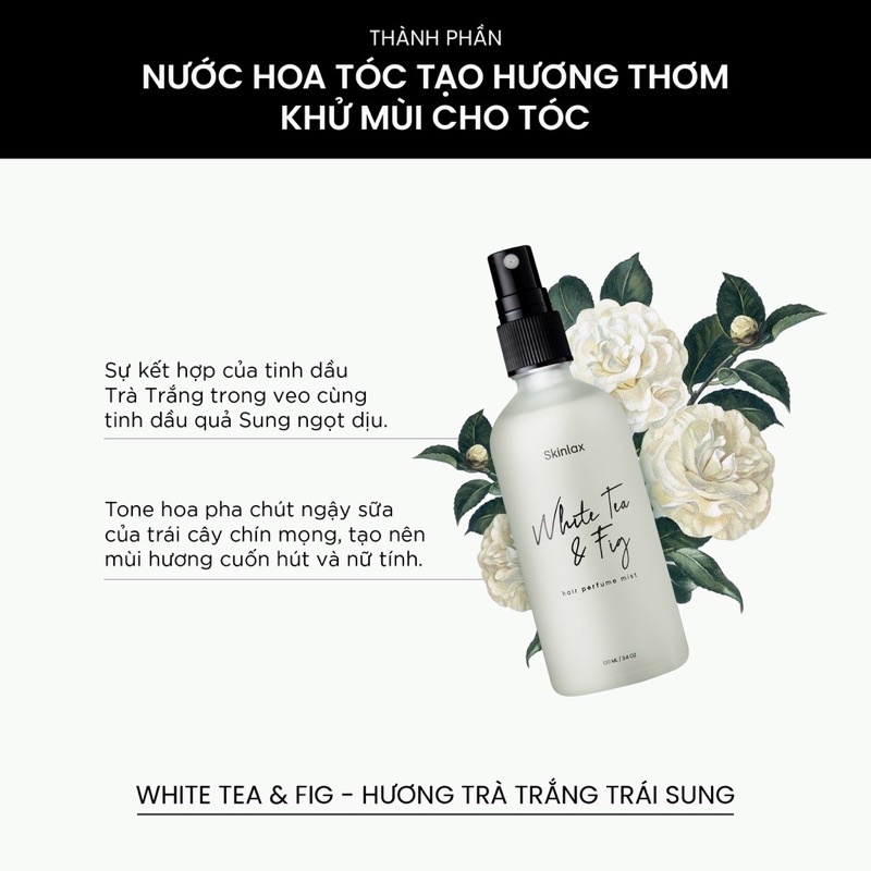 Nước Hoa Tóc Hương Hoa Skinlax 100ml Tạo Hương Thơm Và Khử Mùi Cho Tóc