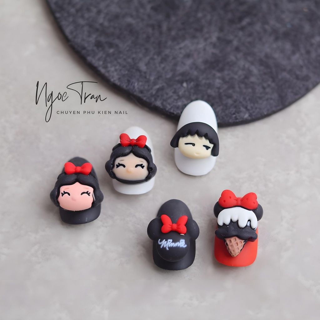 Charm Thú Hoạt Hình Sanrio Trang Trí Móng Hàn Quốc