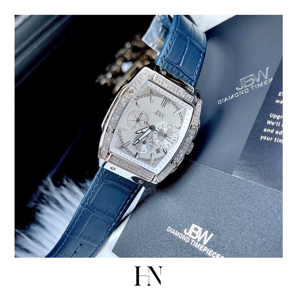 ĐỒNG HỒ NAM JBW ECHELON QUARTZ SILVER DIAL MEN’S WATCH
