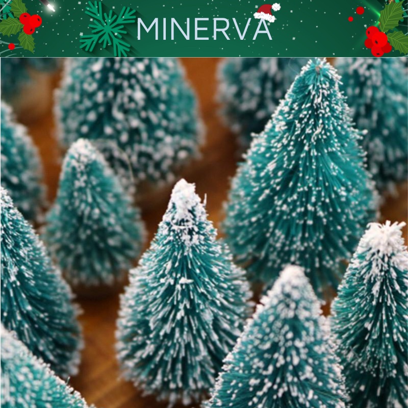 Cây thông giáng sinh mini 4cm trang trí tiểu cảnh , trang trí nhà búp bê , làm thủ công