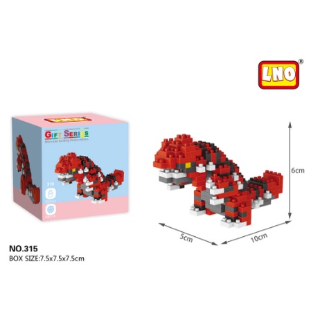 [CỰC HOT CHO BÉ 🐳 ] Mô Hình LEGO Lắp Ráp 3D Pokemon Cao Cấp Sáng Tạo Cho Trẻ Em LNO Groudon