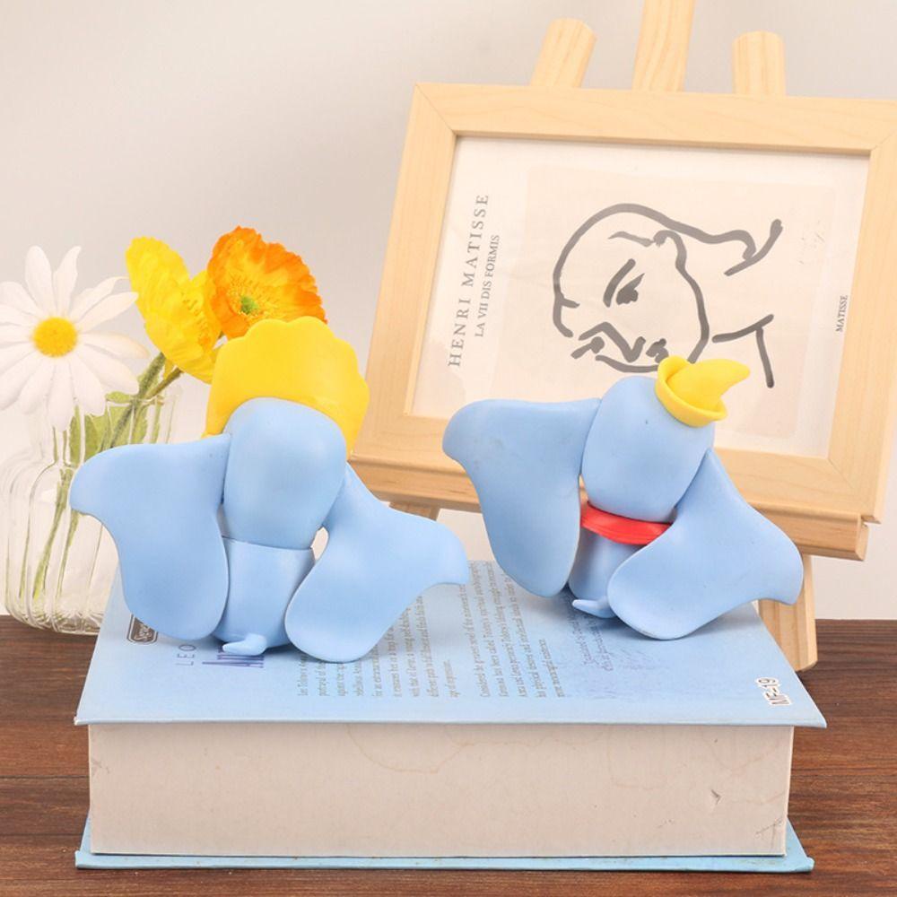 DARNELL Mô Hình Voi Dumbo Bằng PVC Trang Trí Bánh Kem