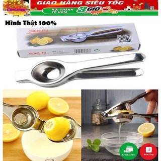 Dụng Cụ Ép Chanh Vắt Chanh Lấy Nước Cốt Chanh Inox Loại Dày - Hàng Fun Hộp Không Bán Loại Mỏng Rẻ Tiền