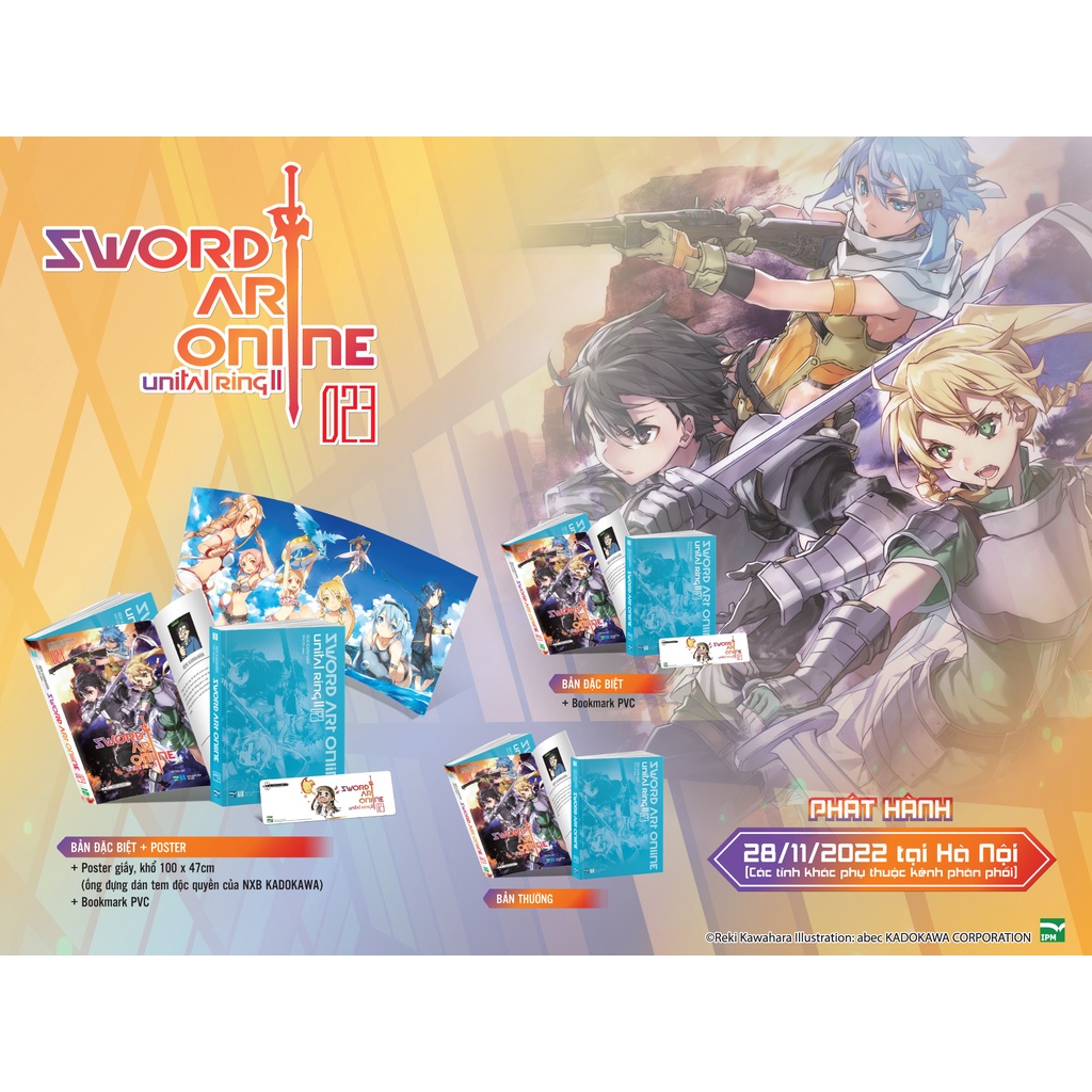 Đồ sưu tập - sword art online 23 đặc biệt kèm poster (Có ống đựng poster)