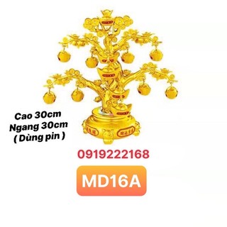 🎁🎁🎁 cây vàng xoay đèn may mắn md16