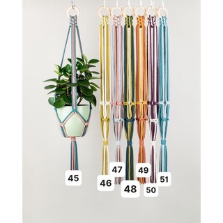 Dây treo cây macrame trang trí sân vườn, Decor phòng, hiên nhà