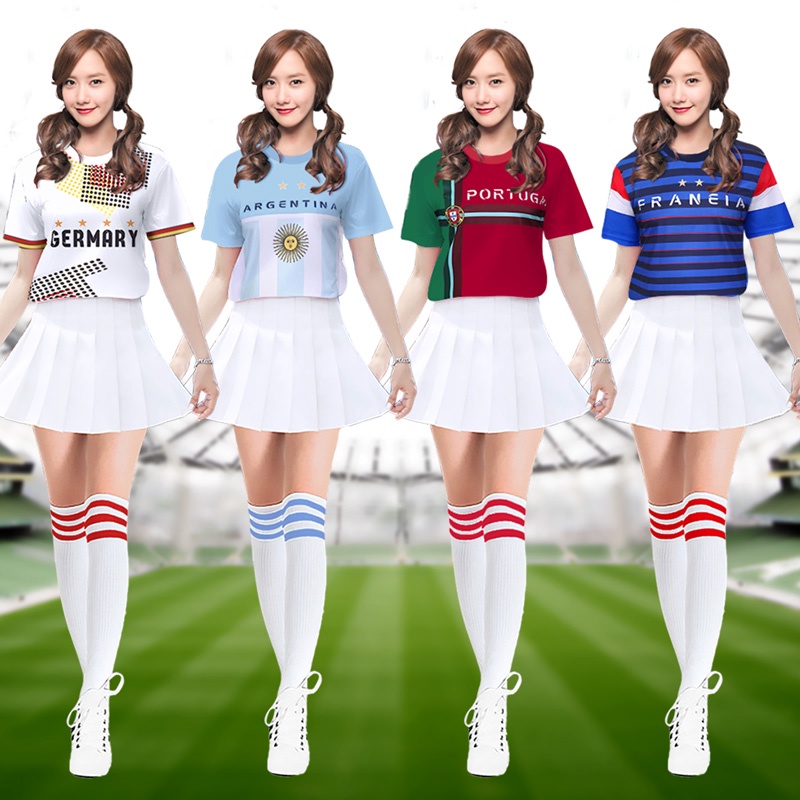 Bộ Đồng Phục Cổ Vũ Bóng Đá World Eight Kingdoms World Cup 2022