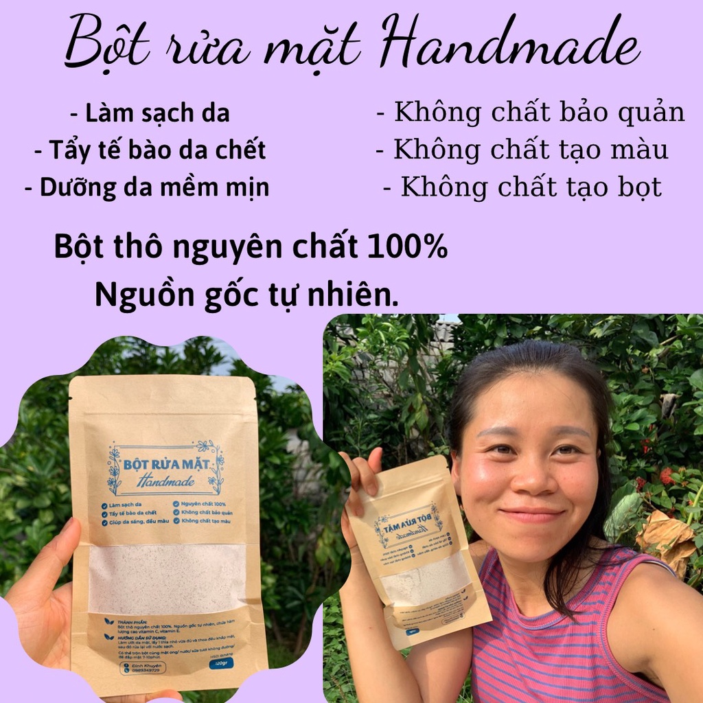 BỘT RỬA MẶT - Handmade