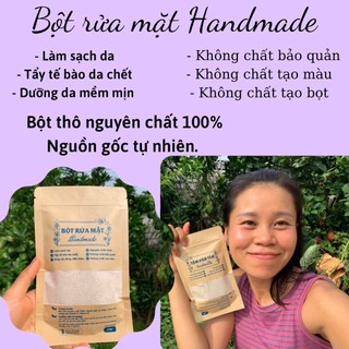 Bột rửa mặt - handmade