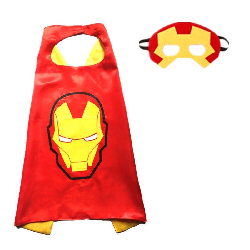 Bộ áo choàng cotton kèm mặt nạ người nhện Spiderman cho bé trai và bé gái