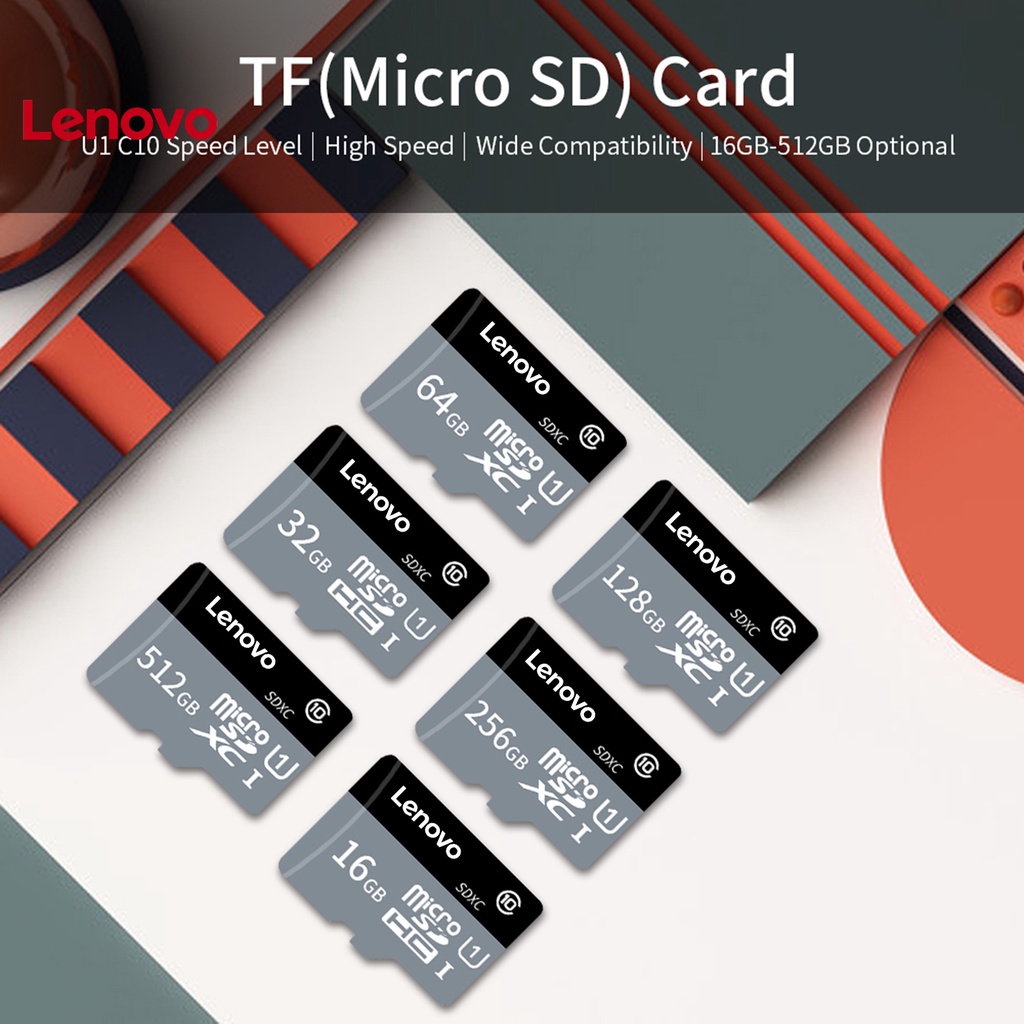 Thẻ Nhớ NC-L Lenovo C10 USB3.0 16 / 32 / 64 / 128 / 256 / 512GB / 1TB Chống Nước Cho MP3 / MP4