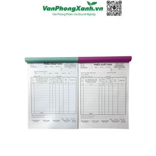 Phiếu nhập kho/xuất kho A4 1 liên (Bãi Bằng) - (Quyển)