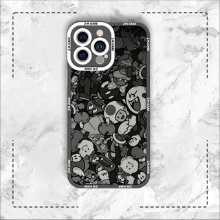 Ốp lưng iphone samsung xiaomi oppo cạnh vuông JMCase Cartoon Characters Art