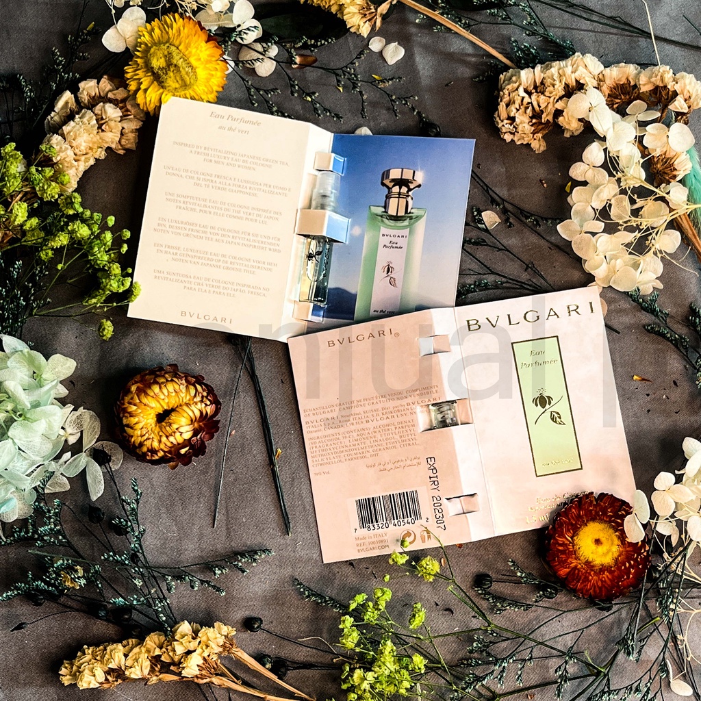 Chai nước hoa trung tính 1.5ml - Bvlgari Eau Parfumee au The Vert