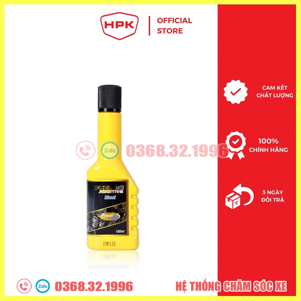 Dung Dịch Tẩy Cặn Cacbon Làm Sạch Kim Phun Và Động Cơ Diezen Additive Fuel 100ml Pha với 50-60 Lít Nhiên Liệu