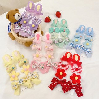 Set 8 Kẹp Tóc Dễ Thương Cho Bé Gái